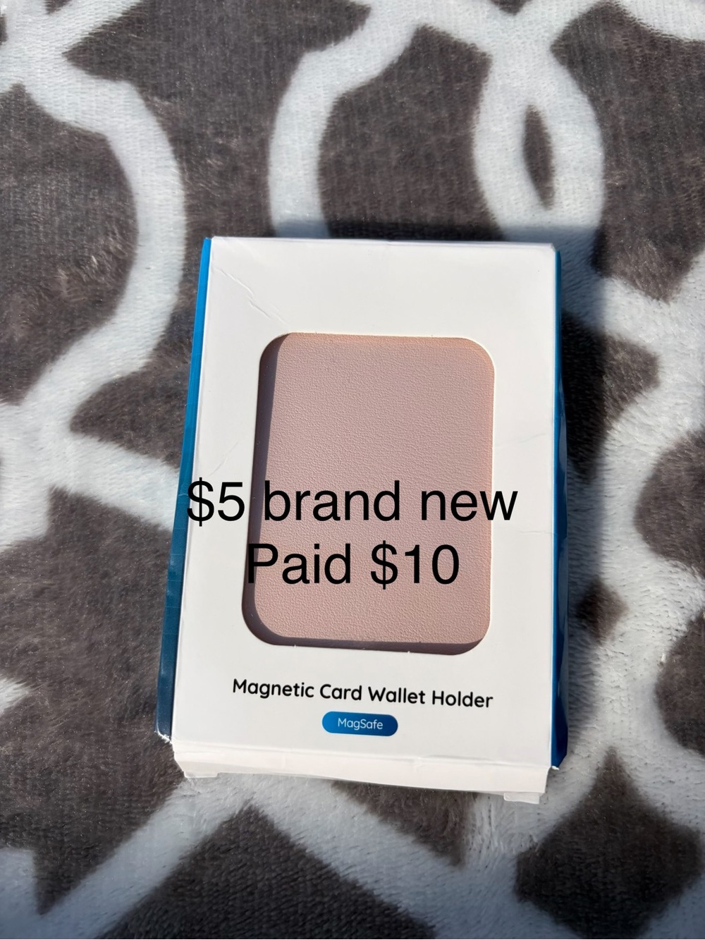 MagSafe Magnetic Card Wallet Holder - Pink